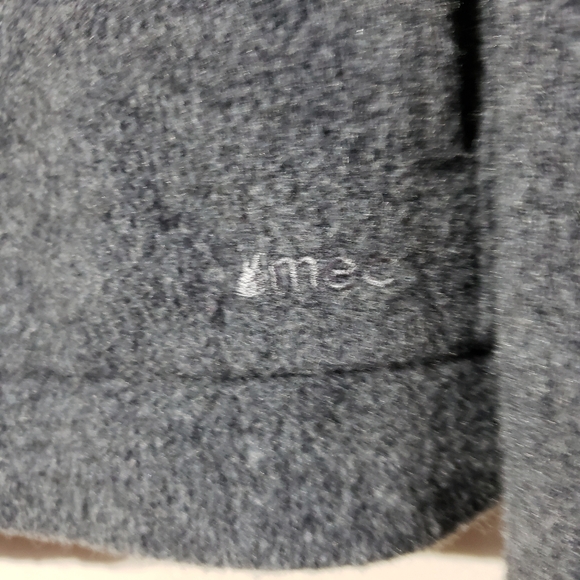 vintage MEC Grey Wool Fleece blend Zip Up Hoodie Sweater Jacket Womens Medium - Picture 6 of 10